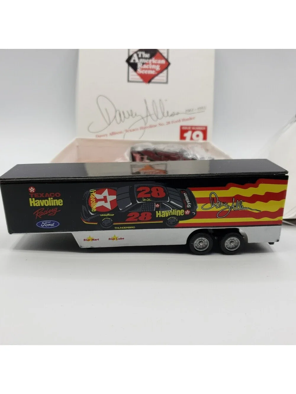 VTG Winross Die Cast Trucks NIB Davey Allison Texaco Havoline #28 Ford Hauler
